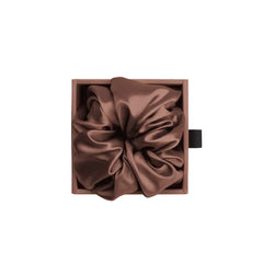 Blissy Oversized Scrunchie - Chocolate