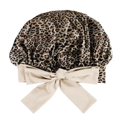 Blissy Bow Bonnet - Leopard