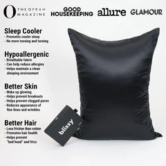 Pillowcase - Black - Queen