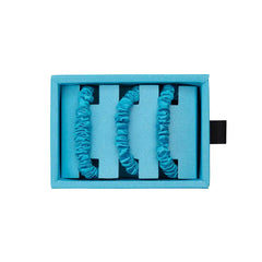 Blissy Skinny Scrunchies - Bahama Blue