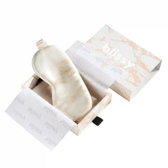 Sleep Mask - Champagne Marble