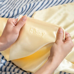Blissy Pillowcase - Custard - King