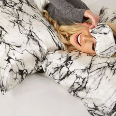 Pillowcase - Light Marble - King