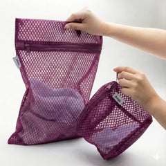 Blissy - Mesh Wash/Laundry Bags - Plum (3 pack)